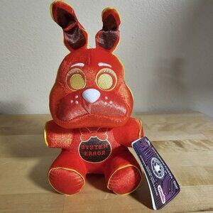 Funko Five Night At Freddy's Special Delivery Error Bonnie 8" Neon Plush FNAF